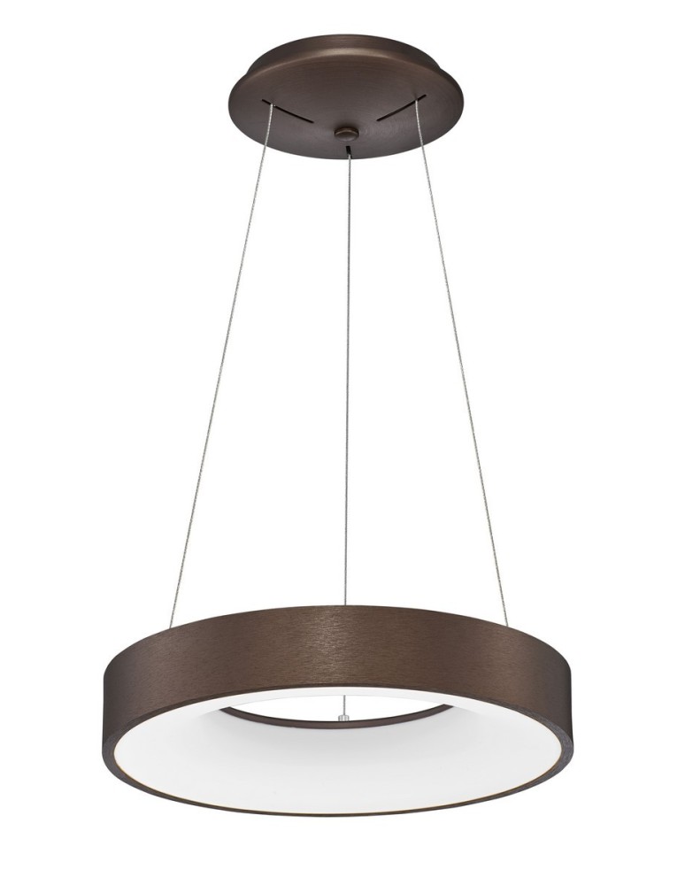 Lampy wiszące ze sterowaniem - Luces Exclusivas TOME SMART Wisząca LED 30W 1950lm 3000K Ściemnialna brązowy szczotkowany LE41530 - produkt kolory-swiatla.pl 1