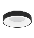 Lampy sufitowe - Luces Exclusivas TOME Sufitowa LED 30W 1950lm 3000K Ściemnialna czarny mat LE41533 - produkt 1
