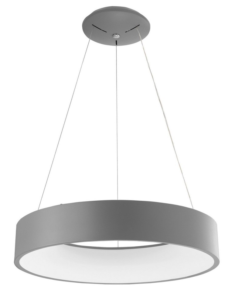 Lampy wiszące ze sterowaniem - Luces Exclusivas TOME SMART Wisząca LED 42W 2700lm 4000K szary LE41537 - produkt kolory-swiatla.pl 1