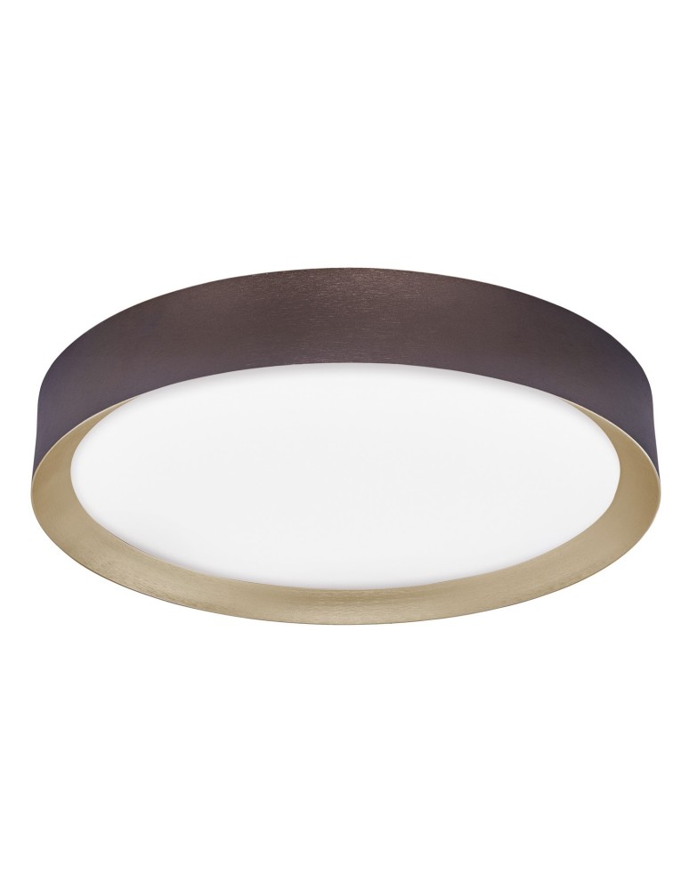 Lampy sufitowe - Luces Exclusivas ALAVA Sufitowa LED 47W 3525lm 3000K Kawowy brąz LE41551 - produkt kolory-swiatla.pl 1