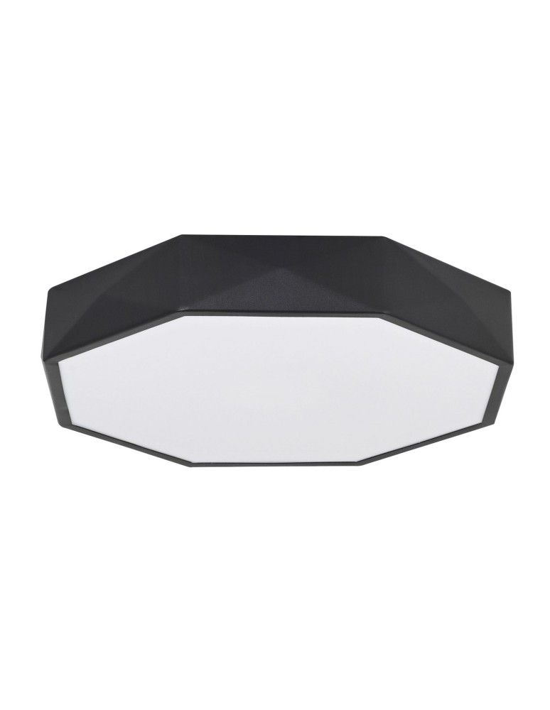 Lampy sufitowe - Luces Exclusivas ANGOL Sufitowa LED 24W 1380lm 3000K czarny mat LE41576 - produkt kolory-swiatla.pl 1