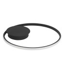 Lampy sufitowe - Luces Exclusivas ARICA Sufitowa LED 32W 2320lm 3000K Ściemnialna czarny mat LE41577 - product 1