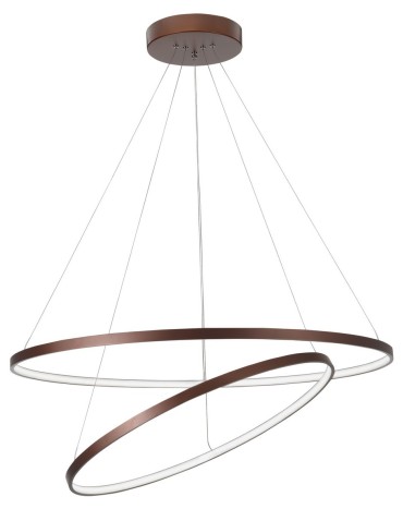 Luces Exclusivas BANDA Wisząca LED 85W 4500lm 3000K Ściemnialna brązowy LE41587 - produkt 2