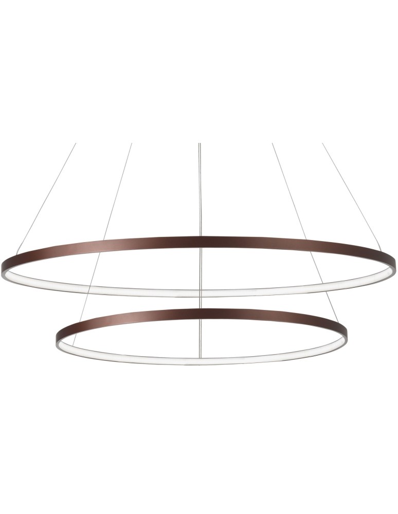 Lampy wiszące LED - Luces Exclusivas BANDA Wisząca LED 85W 4500lm 3000K Ściemnialna brązowy LE41587 - produkt kolory-swiatla.pl 3