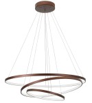 Lampy wiszące LED - Luces Exclusivas BANDA Wisząca LED 111W 5500lm 3000K Ściemnialna brązowy LE41589 - product 2