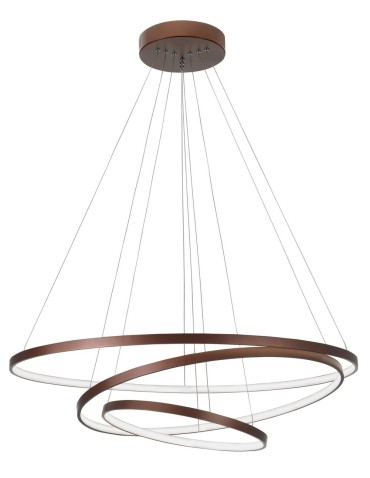 Luces Exclusivas BANDA Wisząca LED 111W 5500lm 3000K Ściemnialna brązowy LE41589 - produkt 2
