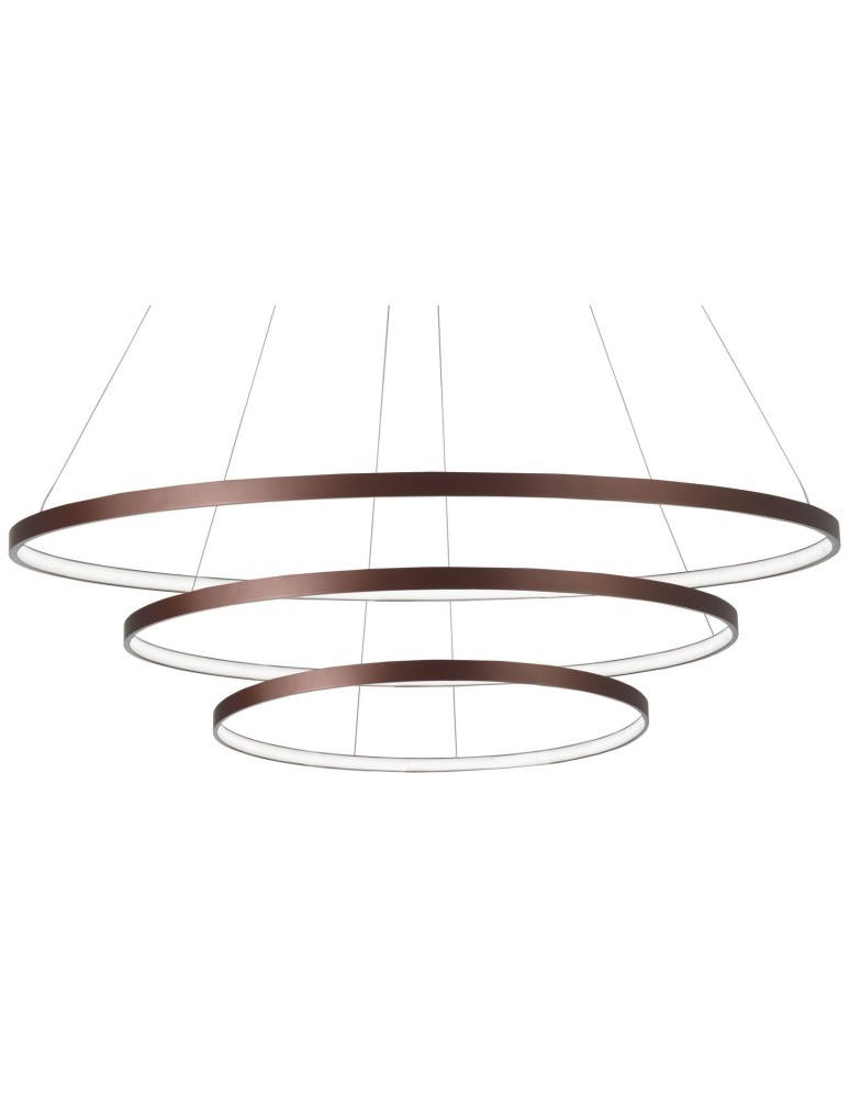 Lampy wiszące LED - Luces Exclusivas BANDA Wisząca LED 111W 5500lm 3000K Ściemnialna brązowy LE41589 - product kolory-swiatla.pl 3
