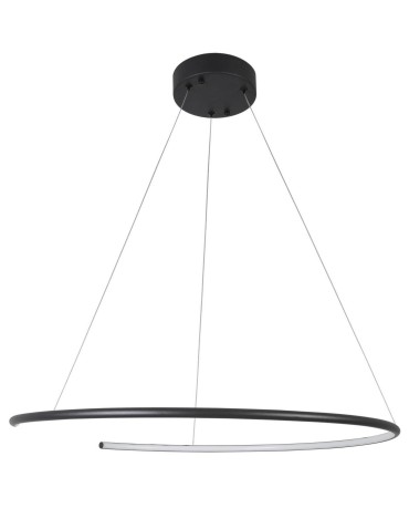 Luces Exclusivas BEJAR Wisząca LED 30W 1480lm 3000K czarny mat LE41592