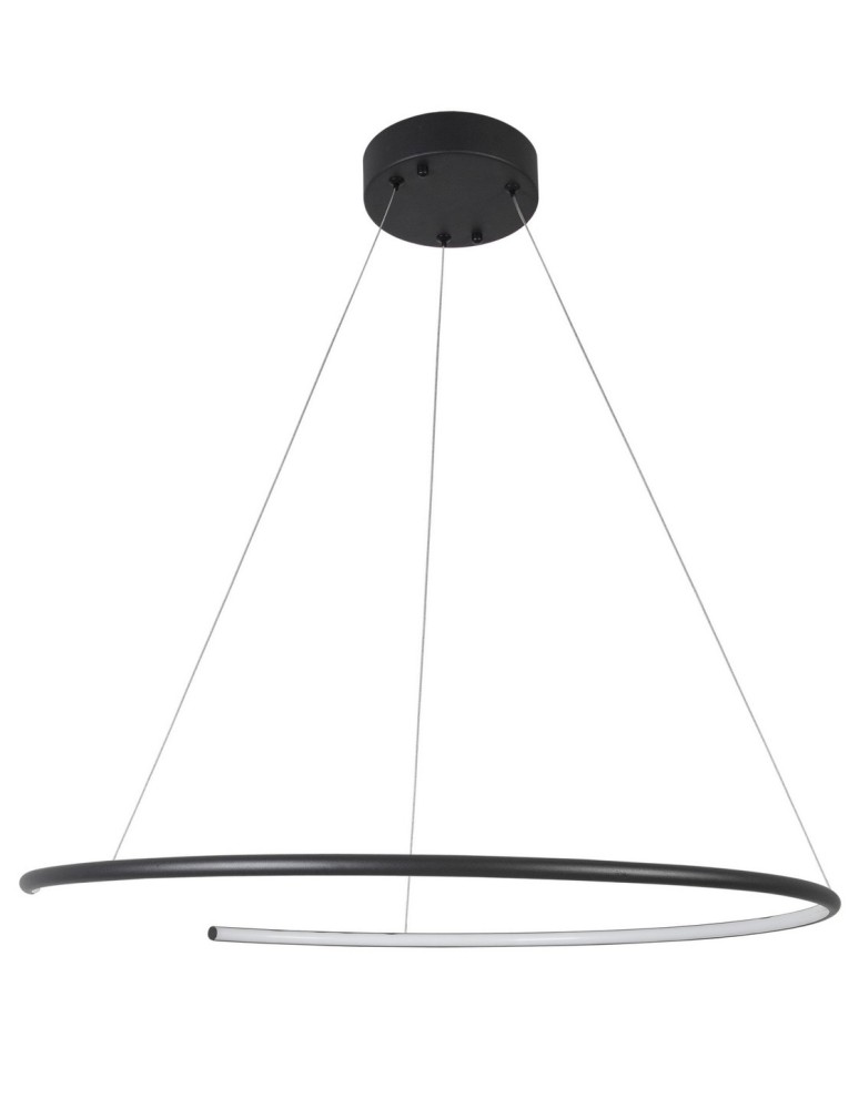 Lampy wiszące LED - Luces Exclusivas BEJAR Wisząca LED 30W 1480lm 3000K czarny mat LE41592 - produkt kolory-swiatla.pl 1