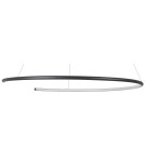 Lampy wiszące LED - Luces Exclusivas BEJAR Wisząca LED 30W 1480lm 3000K czarny mat LE41592 - product 2