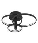 Lampy sufitowe - Luces Exclusivas BELEN Sufitowa LED 30W 2300lm 3000K Ściemnialna czarny mat LE41593 - product 1
