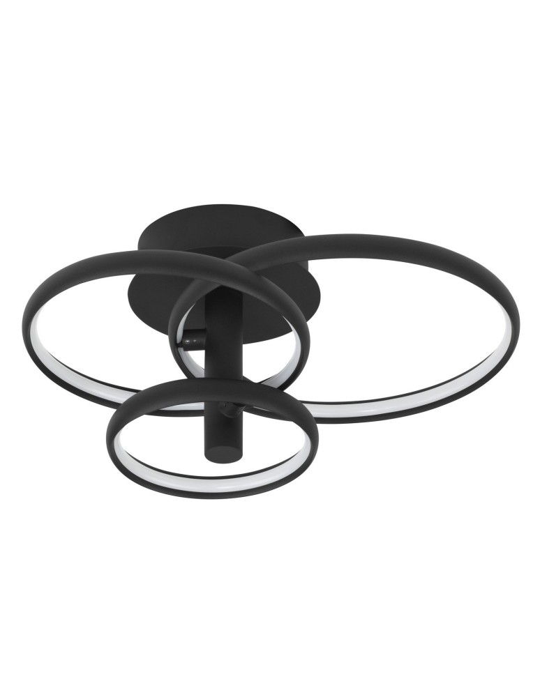 Lampy sufitowe - Luces Exclusivas BELEN Sufitowa LED 30W 2300lm 3000K Ściemnialna czarny mat LE41593 - produkt kolory-swiatla.pl 1