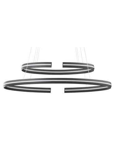 Luces Exclusivas BELLO Wisząca LED 55W 2475lm 3000K Ściemnialna czarny mat LE41595 - produkt 2