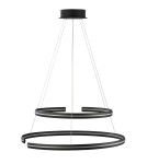 Lampy wiszące LED - Luces Exclusivas BELLO Wisząca LED 93W 3422lm 3000K Ściemnialna czarny mat LE41596 - produkt 1