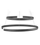 Lampy wiszące LED - Luces Exclusivas BELLO Wisząca LED 93W 3422lm 3000K Ściemnialna czarny mat LE41596 - produkt 2