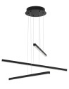 Luces Exclusivas CADIZ Wisząca LED 40W 2890lm 3000K czarny mat LE41597