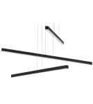 Lampy wiszące LED - Luces Exclusivas CADIZ Wisząca LED 40W 2890lm 3000K czarny mat LE41597 - product 2