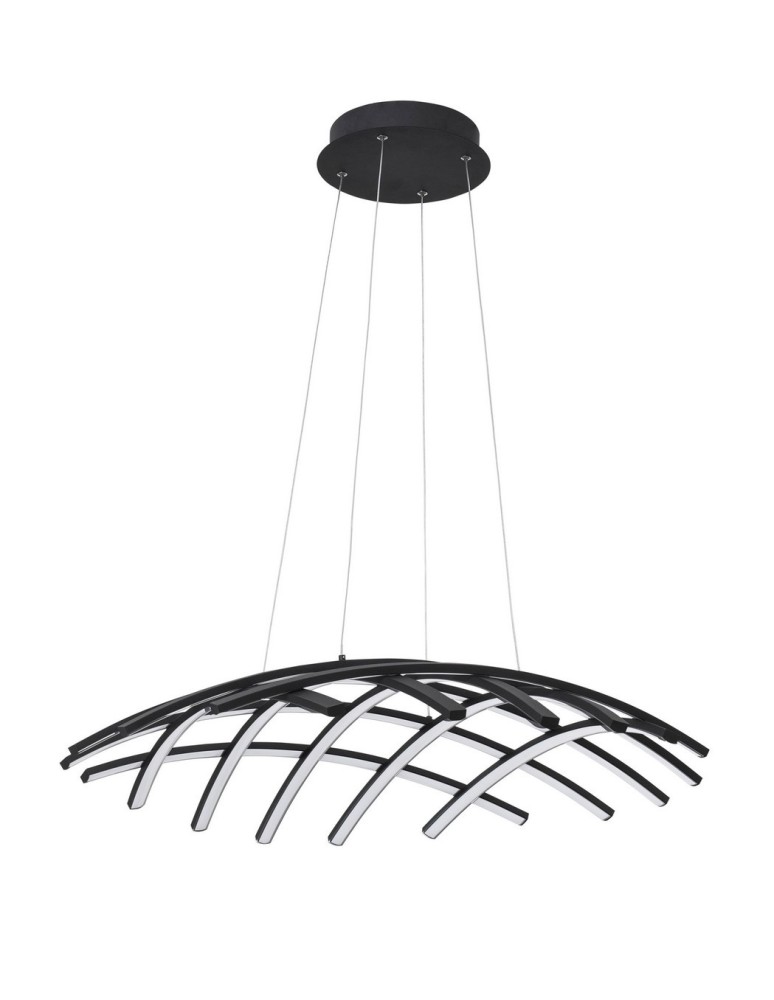 Lampy wiszące designerskie - Luces Exclusivas CATIA Wisząca LED 83W 4000lm 3000K Ściemnialna czarny LE41599 - produkt kolory-swiatla.pl 1