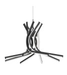 Lampy wiszące designerskie - Luces Exclusivas CEUTA Wisząca LED 50W 1450lm 3000K Ściemnialna czarny mat LE41602 - product 2