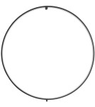 Kinkiety ringi - Luces Exclusivas CHINU Ścienna LED 28W 1445lm 3000K Ściemnialna czarny mat LE41606 - product 2