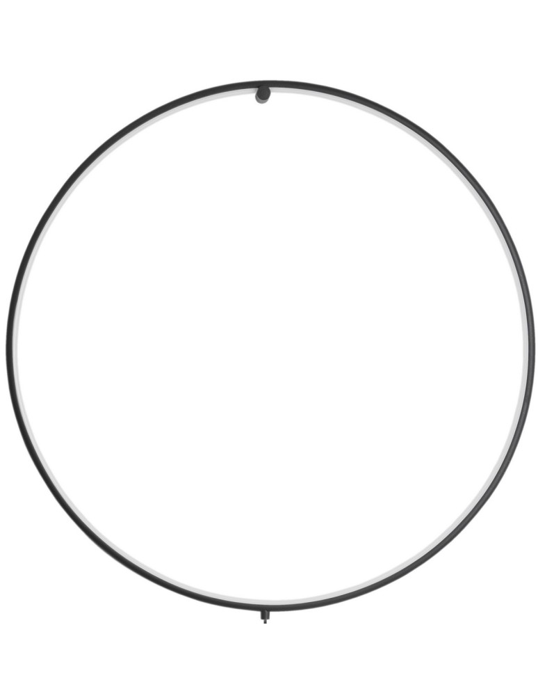 Kinkiety ringi - Luces Exclusivas CHINU Ścienna LED 28W 1445lm 3000K Ściemnialna czarny mat LE41606 - product kolory-swiatla.pl 2