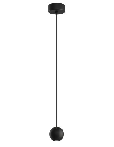 Luces Exclusivas ECIJA Wisząca LED 4.5W 220lm 3000K czarny LE41614