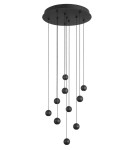 Lampy wiszące LED - Luces Exclusivas ECIJA Wisząca LED 45W 1860lm 3000K czarny LE41615 - product 1