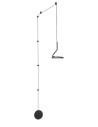 Luces Exclusivas FALDA Wisząca LED 10W 500lm 3000K czarny mat LE41628