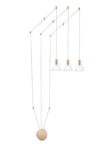 Luces Exclusivas FRIAS Wisząca LED 15W 750lm 3000K złoty LE41631