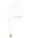 Luces Exclusivas FRIAS Wisząca LED 15W 750lm 3000K złoty LE41631