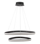 Lampy wiszące LED - Luces Exclusivas FUNZA Wisząca LED 48W 2363lm 3000K Ściemnialna czarny mat LE41632 - product 1