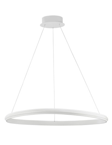 Luces Exclusivas FUNZA Wisząca LED 32W 1770lm 3000K Ściemnialna biały mat LE41634
