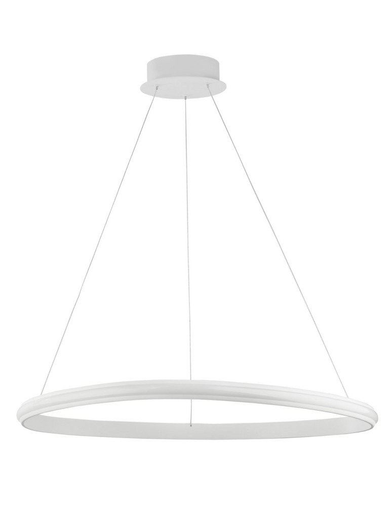 Lampy wiszące LED - Luces Exclusivas FUNZA Wisząca LED 32W 1770lm 3000K Ściemnialna biały mat LE41634 - produkt kolory-swiatla.pl 1