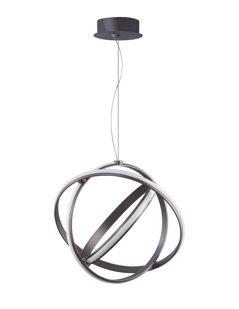 Lampy wiszące designerskie - Luces Exclusivas GIJON Wisząca LED 53W 2627lm 3000K Ściemnialna czarny/fioletowy LE41636 - produkt kolory-swiatla.pl 1