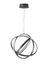 Luces Exclusivas GIJON Wisząca LED 53W 2627lm 3000K Ściemnialna czarny/fioletowy LE41636
