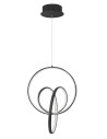 Luces Exclusivas GIRON Wisząca LED 43W 1895lm 3000K Ściemnialna czarny mat LE41640