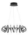 Luces Exclusivas GODOY Wisząca LED 45W 3375lm 3000K czarny mat LE41641