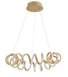 Lampy wiszące designerskie - Luces Exclusivas GODOY Wisząca LED 45W 3375lm 3000K piaskowane złoto LE41642 - product 1