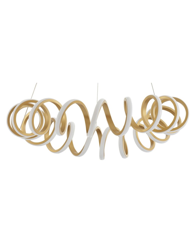 Lampy wiszące designerskie - Luces Exclusivas GODOY Wisząca LED 45W 3375lm 3000K piaskowane złoto LE41642 - product kolory-swiatla.pl 2