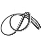 Lampy wiszące LED - Luces Exclusivas HANGA Wisząca LED 60W 4746lm 3000K Ściemnialna czarny mat LE41650 - product 2