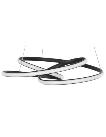 Luces Exclusivas IBIZA Wisząca LED 43W 3013lm 3000K Ściemnialna czarny mat LE41653 - produkt 2