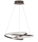 Lampy wiszące LED - Luces Exclusivas IBIZA Wisząca LED 43W 3013lm 3000K Ściemnialna brązowy szczotkowany LE41654 - product 1