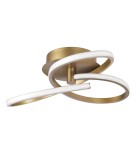 Lampy sufitowe - Luces Exclusivas JEREZ Sufitowa LED 40W 3017lm 3000K szczotkowany złoty LE41655 - produkt 1