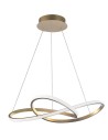 Luces Exclusivas JEREZ Wisząca LED 53W 4081lm 3000K szczotkowany złoty LE41656
