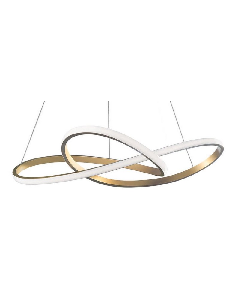 Lampy wiszące designerskie - Luces Exclusivas JEREZ Wisząca LED 53W 4081lm 3000K szczotkowany złoty LE41656 - product kolory-swiatla.pl 2