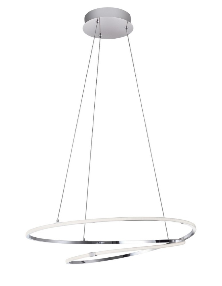 Lampy wiszące LED - Luces Exclusivas LANUS Wisząca LED 29W 2000lm 3000K chrom LE41661 - produkt kolory-swiatla.pl 1