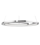 Lampy wiszące LED - Luces Exclusivas LINEA Wisząca LED 47W 2280lm 3000K Ściemnialna chrom LE41666 - produkt 2