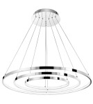 Lampy wiszące LED - Luces Exclusivas LOBOS Wisząca LED 145W 8100lm 3000K Ściemnialna chrom LE41671 - product 1