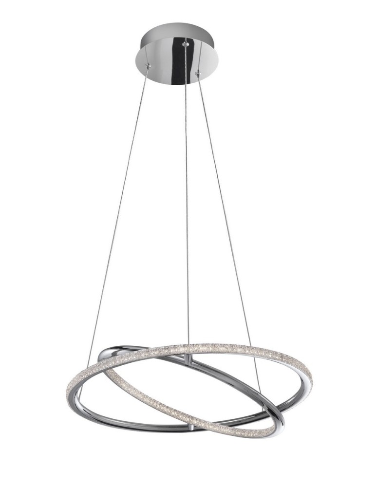 Lampy wiszące LED - Luces Exclusivas MIAMI Wisząca LED 29W 2010lm 3000K chrom LE41684 - produkt kolory-swiatla.pl 1