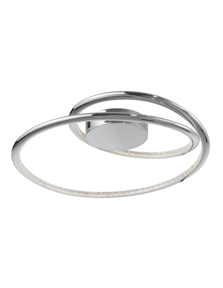 Lampy sufitowe nowoczesne - Luces Exclusivas MIJAS Sufitowa LED 27W 1890lm 3000K chrom LE41687 - produkt kolory-swiatla.pl 1